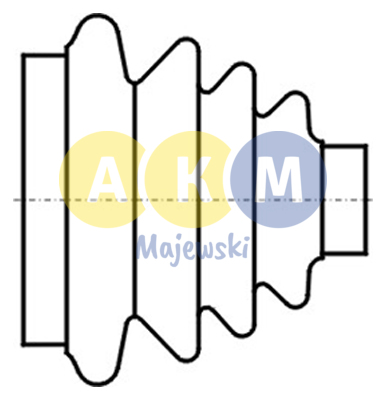 axle rubber bellows