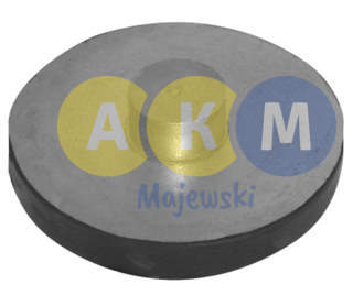 rubber-metal pressure disks for leaf springs;