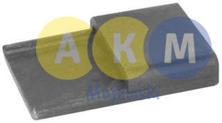 rubber-metal pressure disks for leaf springs
