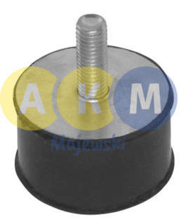 Cushion exhaust rubber mount