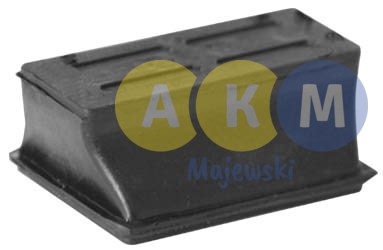 rubber buffer of leaf spring;