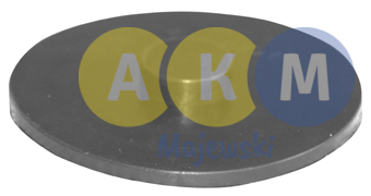 pressure disk for leaf spring;